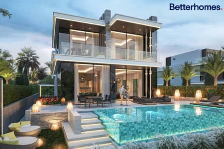 6 Bedroom Villa for Sale in DAMAC Lagoons, Dubai - Luxury Independent Villa | Single Row & Lagoon View | Completion 2025