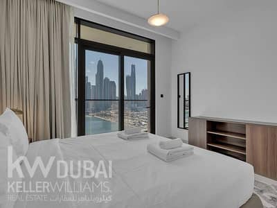 2 Bedroom Flat for Rent in Dubai Harbour, Dubai - The Best Possible View | High Floor | Fully Furnished | Direct Beach Access