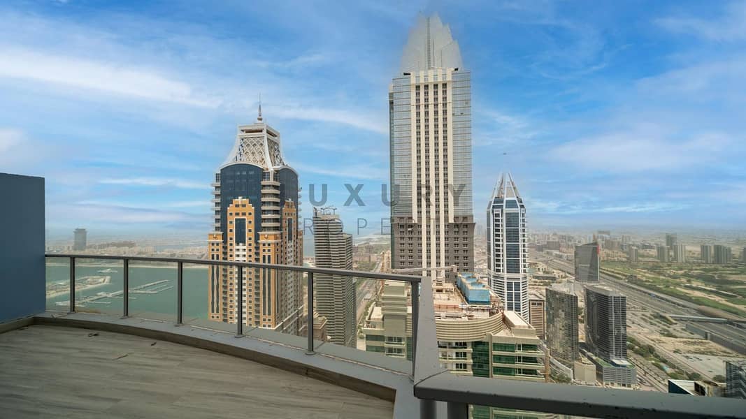 位于迪拜码头，火炬大厦 4 卧室的顶楼公寓 9499500 AED - 8578935