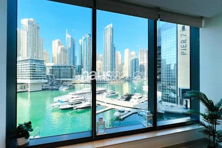 1 Bedroom Flat for Rent in Dubai Marina, Dubai - Beautiful Marina Views | Low Floor | Unfurnished