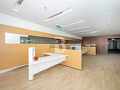 Office for Rent in Khalifa City, Abu Dhabi - Grade A Office | High End Finishing | Semi Fitted