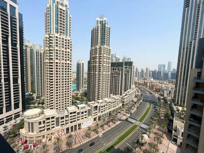 2 Bedroom Flat for Rent in Downtown Dubai, Dubai - 2BEDS |BRIGHT AND LARGE |3 BALCONIES |AVAILABLE
