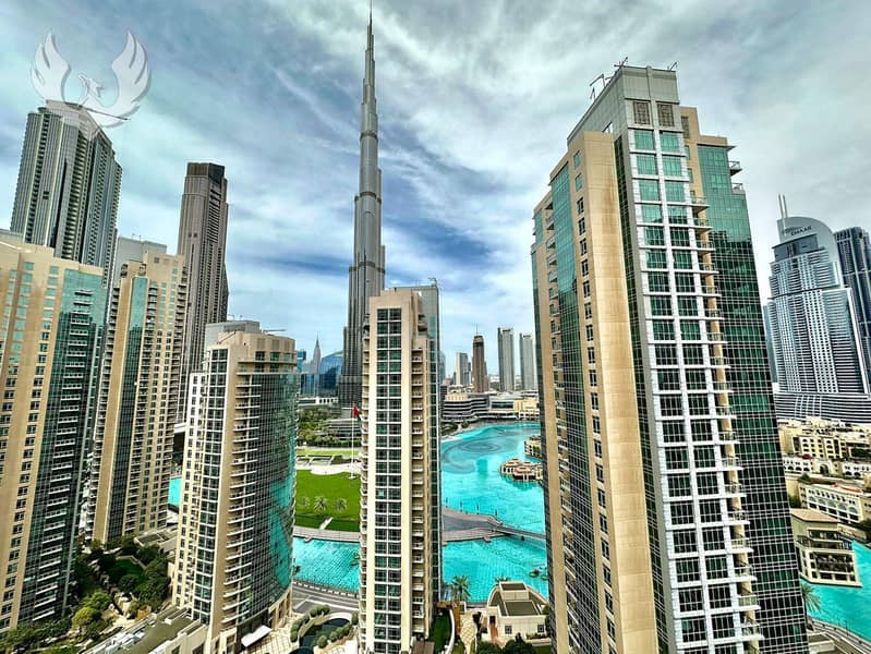 Full Burj Khalifa View | Penthouse Level | Vacant