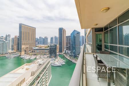 2 Bedroom Flat for Rent in Dubai Marina, Dubai - Rare Unit | Opposite JBR Beach | Stunning Views