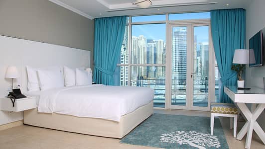 شقة فندقية  للايجار في دبي مارينا، دبي - Studio (4). jpg