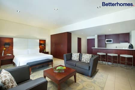 Studio for Rent in Jumeirah Beach Residence (JBR), Dubai - Dubai Eye View | Serviced | Bills Inclusive