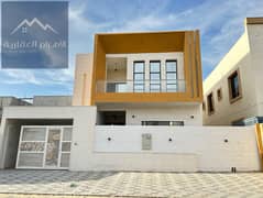 New villa for sale in Ajman, first occupant, with the possibility of easy bank financing without down payment