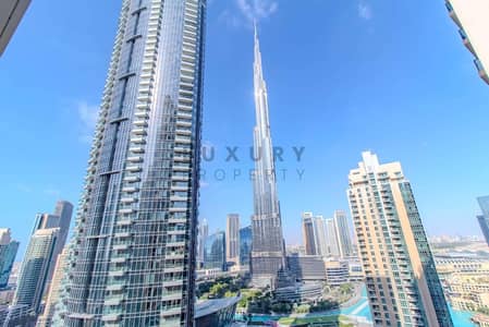 3 Bedroom Flat for Rent in Downtown Dubai, Dubai - Burj Khalifa View | Furnished | 12 Cheque Option