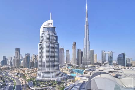 1 Bedroom Hotel Apartment for Rent in Downtown Dubai, Dubai - Full Burj Khalifa View/Fully Furnished/ Available