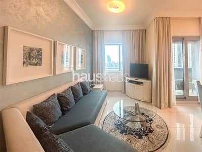 1 Bedroom Flat for Rent in Downtown Dubai, Dubai - Full Furnished | Burj Khalifa View | Available Now