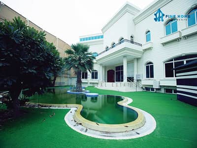 6 Bedroom Villa for Rent in Al Karamah, Abu Dhabi - Luxurious VIP Villa | Private Pool | Big Garden