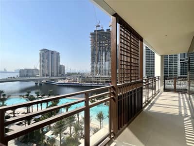 3 Bedroom Apartment for Rent in Dubai Creek Harbour, Dubai - BURJ KHALIFA VIEW / FURNISHED