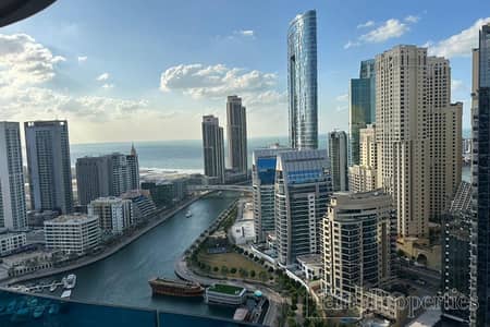 3 Bedroom Flat for Rent in Dubai Marina, Dubai - Low Price, Fully Furnished, Marina View, Maid Room