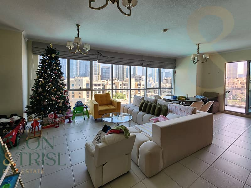 2 BR | Large Layout | Burj, Fountain and Lake View