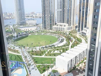 3 Bedroom Flat for Rent in Dubai Creek Harbour, Dubai - 3BR  |  High Floor |  Park View  | Balcony