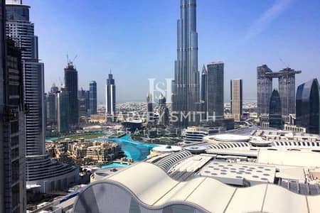 2 Bedroom Apartment for Rent in Downtown Dubai, Dubai - Full Burj View | Fully Furnished | High Floor