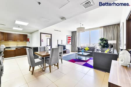 شقة فندقية 2 غرفة نوم للايجار في شارع الشيخ زايد، دبي - شقة فندقية في برج نسيمة،شارع الشيخ زايد 2 غرف 175000 درهم - 8812380