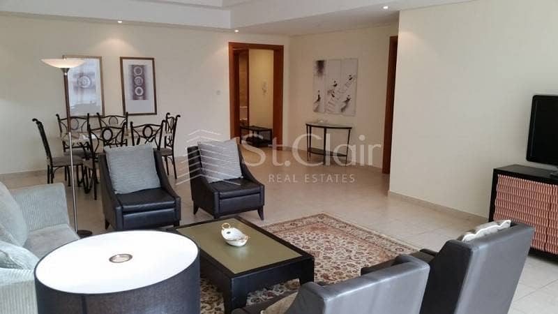 Amazingly Furnished 2 BR + Maid's in JLT