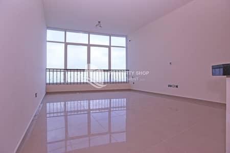 Studio for Rent in Al Reem Island, Abu Dhabi - studio-apartment-abu-dhabi-al-reem-island-city-of-lights-hydra-avenue-bedroom. JPG