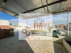 brand new 2 bedrooms with private roof top with Tawtheeq  65k
