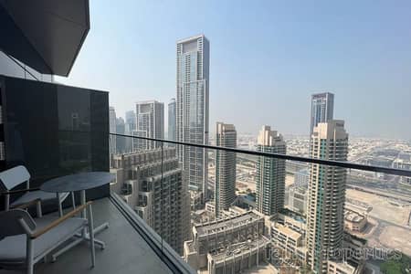 1 Bedroom Flat for Rent in Downtown Dubai, Dubai - Multiple Cheques | High Floor with Sea View