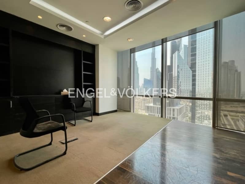 Burj View | Partially Furnished | Ready for Use