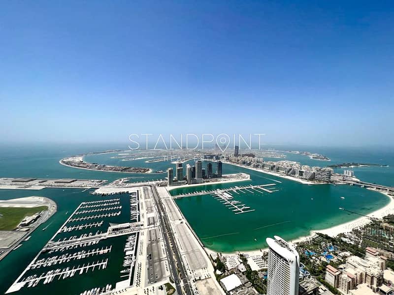 位于迪拜码头，公主府 5 卧室的顶楼公寓 8700000 AED - 8815283
