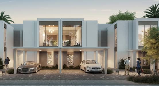 3 Bedroom Townhouse for Sale in The Valley, Dubai - Single Row | On Picnic and Lawn Area