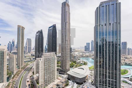 2 Bedroom Flat for Sale in Downtown Dubai, Dubai - Burj and Fountain View | High Floor | Vacant