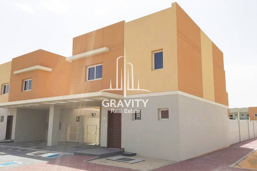 Move in ready! 3BR brand new villa w/ garden in Al Reef 2