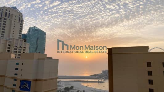 2 Bedroom Apartment for Rent in Jumeirah Beach Residence (JBR), Dubai - Stunning Views | Fully Furnished | High Floor