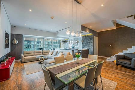 2 Bedroom Flat for Rent in Dubai Marina, Dubai - Upgraded | Duplex Apartment | Marina View