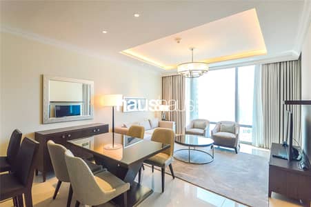 1 Bedroom Apartment for Rent in Downtown Dubai, Dubai - Burj Khalifa Views | Luxury Living | Serviced Unit