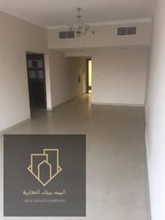 For annual rent in Ajman, a room and a hall in Al Bustan, large area and free air conditioning