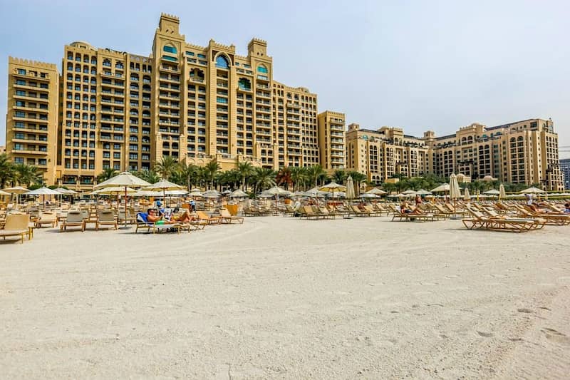 1BD in Palm Jumeirah ! Fairmont Residence ! Beach and pool open !