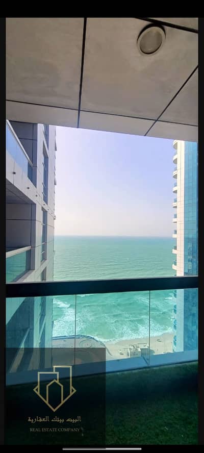 2 Bedroom Flat for Rent in Corniche Ajman, Ajman - Enjoy the luxurious location and finishes in this apartment directly overlooking the Corniche. It consists of two rooms and a hall, and features built-in wardrobes, providing plenty of space for you to use. Designed and finished with high quality. . . . .