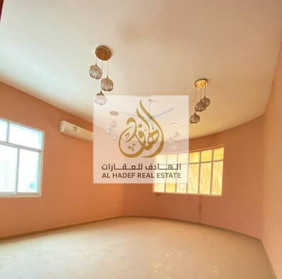 For annual rent in Ajman Show of the week exclusively  Two-storey villa in Al Mowaihat, 3 rooms, five rooms, a sitting room and a hall. The spaces are