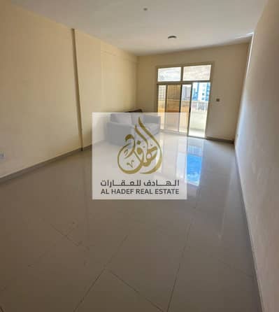 For annual rent in Ajman, offer of the week exclusively, a two-room apartment, a hall, 2 bathrooms, and a balcony are available in Al-Hamidiyah, behin