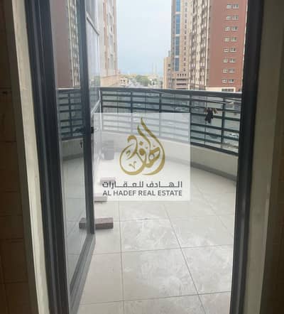 For annual rent in Ajman, week's offer exclusively available, 3 rooms, a hall, a maid's room with 4 bathrooms, with wall cabinets and a balcony in the