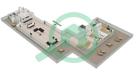卡斯顿豪华公寓 - 5 卧室顶楼公寓类型／单位A1 / UNIT 1 FLOOR 20戶型图