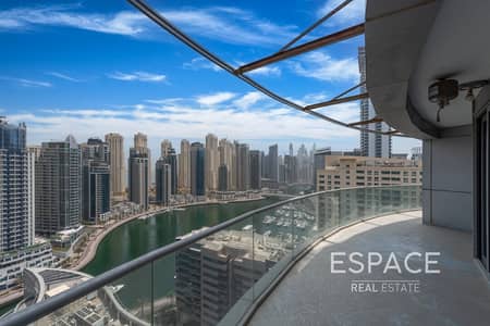 3 Bedroom Flat for Sale in Dubai Marina, Dubai - Large Balcony | Marina Views | Vacant