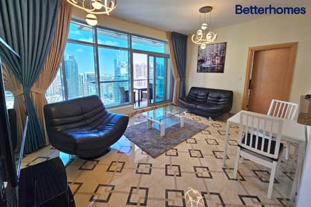 1 Bedroom Flat for Rent in Dubai Marina, Dubai - Furnished | Chiller Free | Incredible Marina View