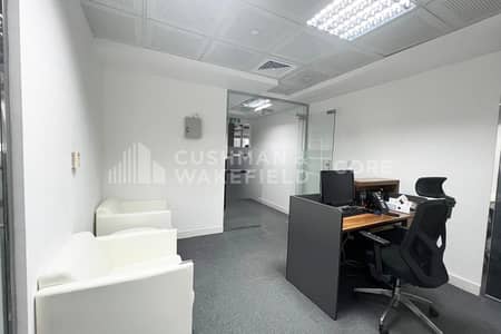 Office for Rent in Jumeirah Lake Towers (JLT), Dubai - Fitted and Partitioned Office | Low Floor