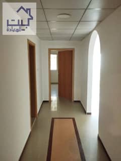 For rent in Ajman, a room and a hall, Al Nuaimiya 2, on Sheikh Khalifa bin Zayed Street A closed hall, a large area, and an unobstructed balcony Payme