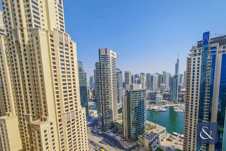 2 Bedroom Apartment for Sale in Jumeirah Beach Residence (JBR), Dubai - 2 Bed | Marina View | High Floor | Vacant