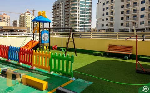 国际城， 迪拜 3 卧室单位待售 - Global-green-view-2-Kids-play-area-09032020. jpg