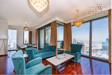 3 Bedroom Flat for Sale in Downtown Dubai, Dubai - Upgraded | Burj Khalifa View | High ROI