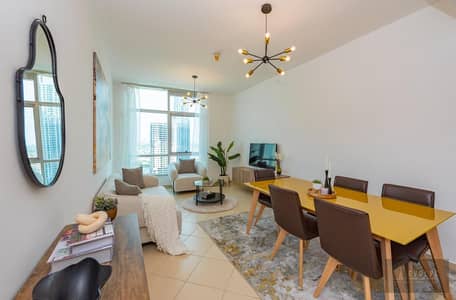 1 Bedroom Flat for Rent in Dubai Marina, Dubai - livng room 2. jpg