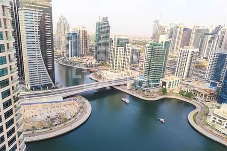 1 Bedroom Apartment for Rent in Dubai Marina, Dubai - Marina View I Chiller Free I Unfurnished I VACANT