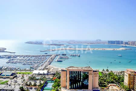 3 Bedroom Flat for Rent in Dubai Marina, Dubai - 3 Br+Maids | Full Ocean View |  Avail May 15